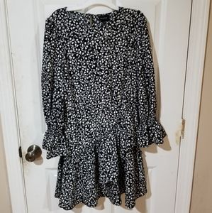 WHO WHAT WHERE Long Sleeve Dress Ruffled Fancy